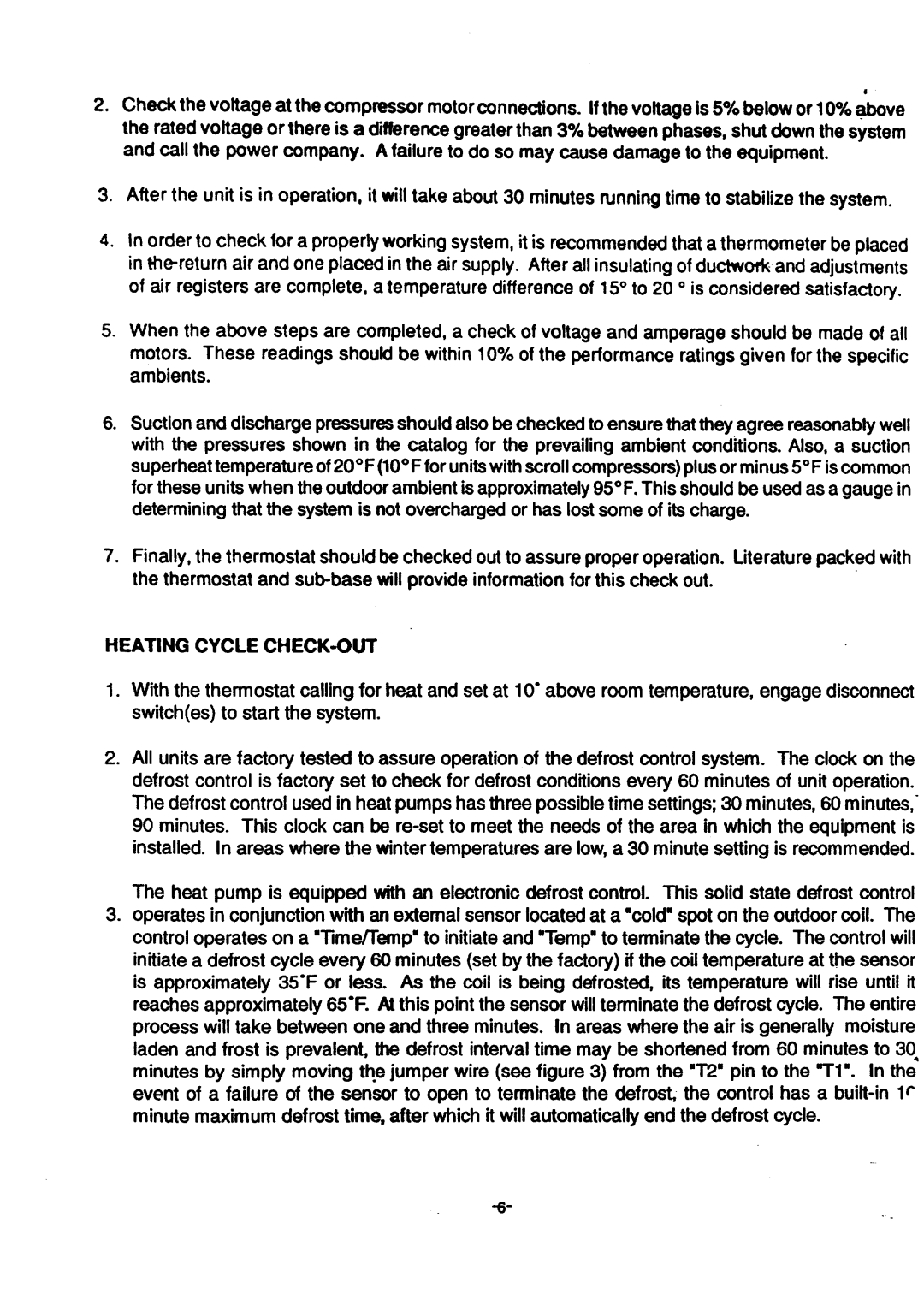 Goetti Air Conditioning Heat Pump manual Heating Cycle CHECK-OUT 