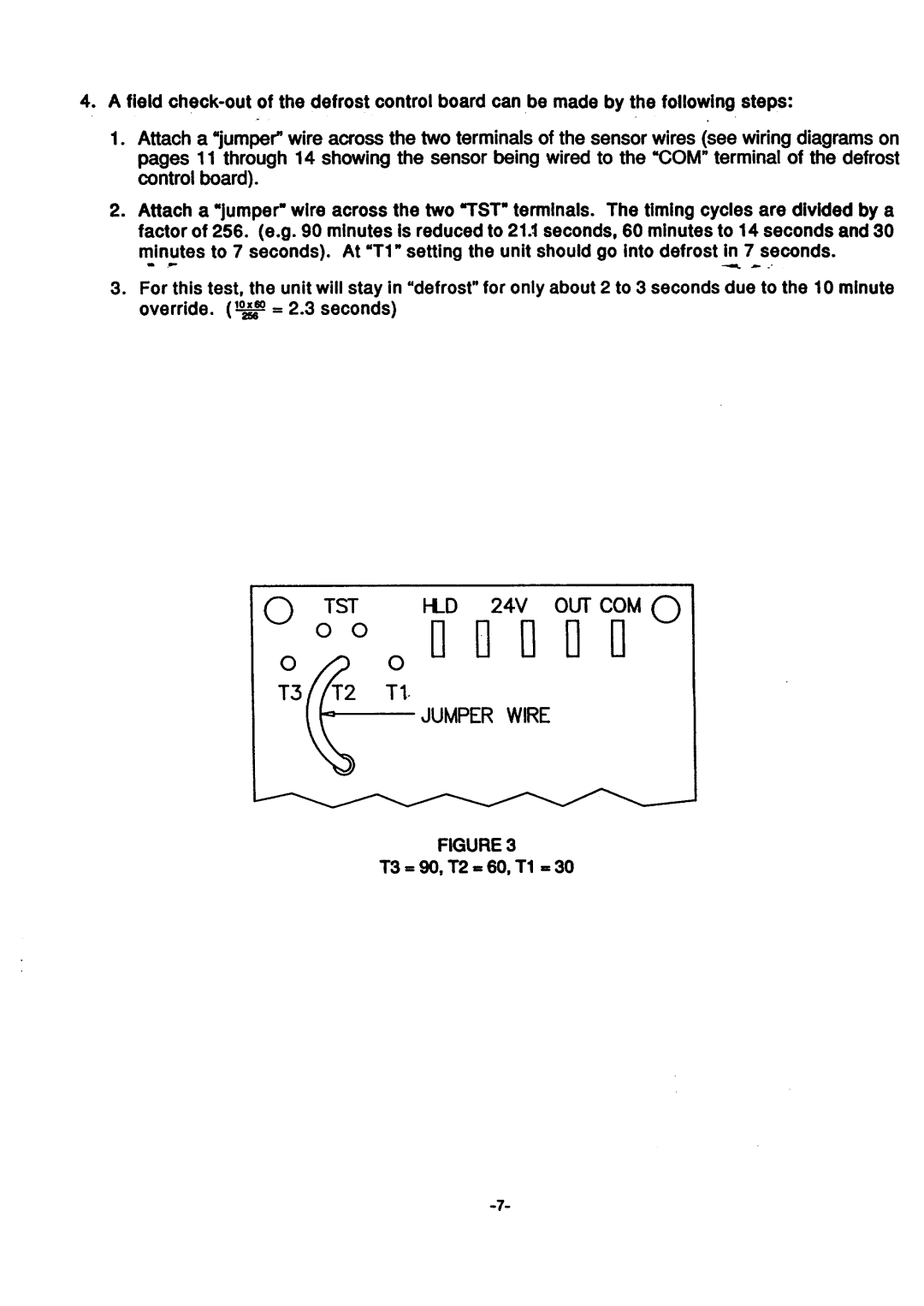 Goetti Air Conditioning Heat Pump manual Tst Hld, Jumper Wire 