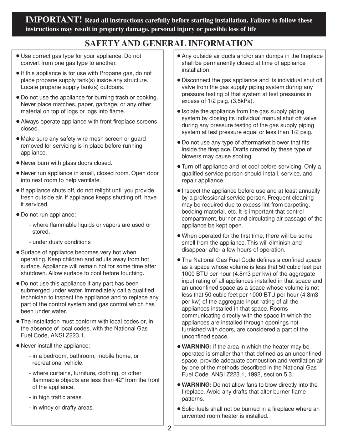 Golden Technologies 18 - 24 & 30 operating instructions Safety and General Information 