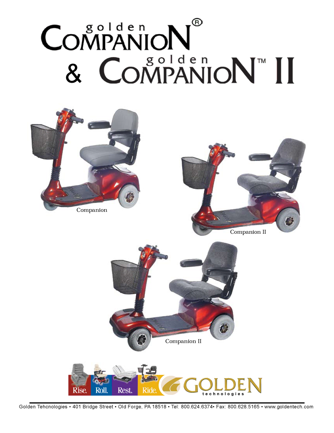 Golden Technologies Companion II manual 