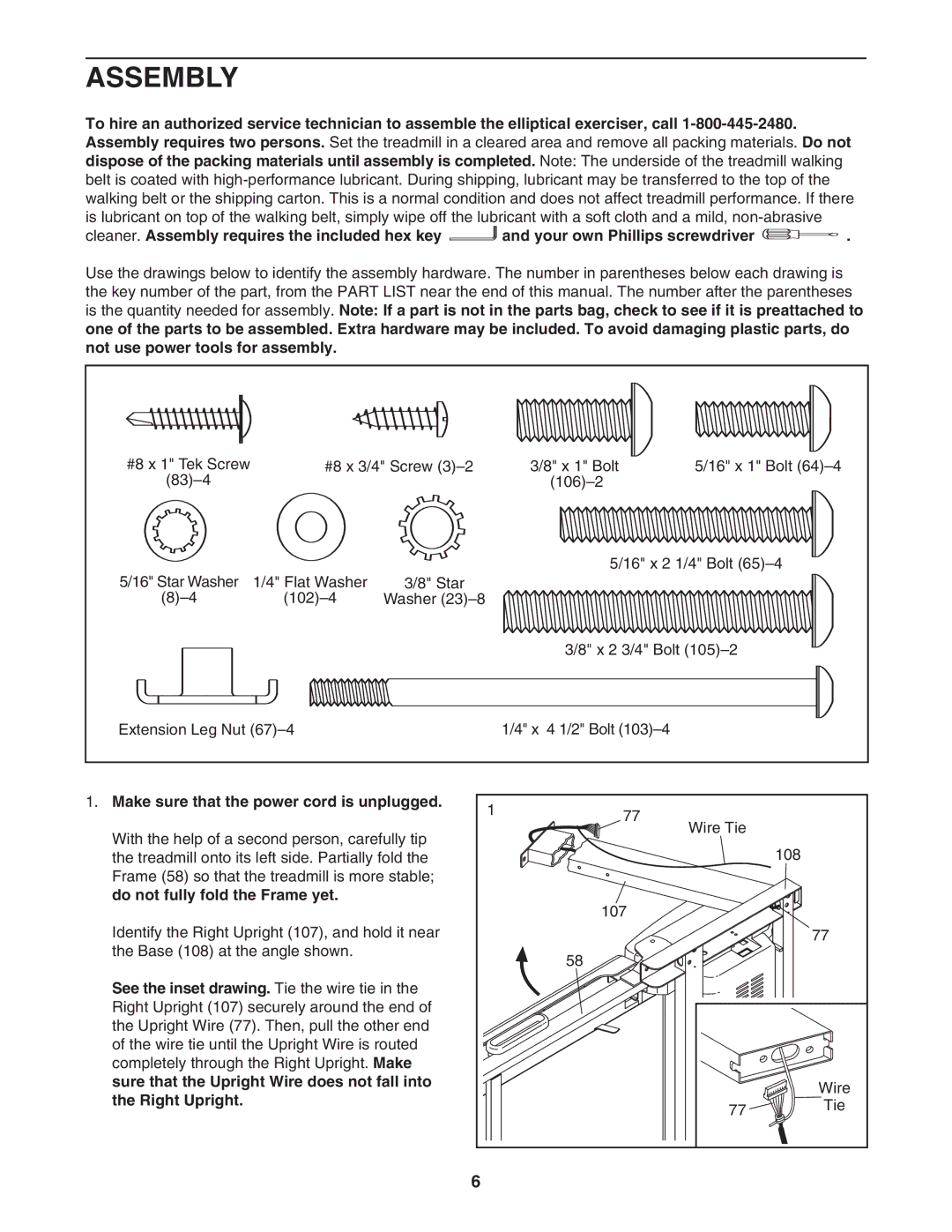 Gold's Gym CWTL05607.0 manual Assembly 