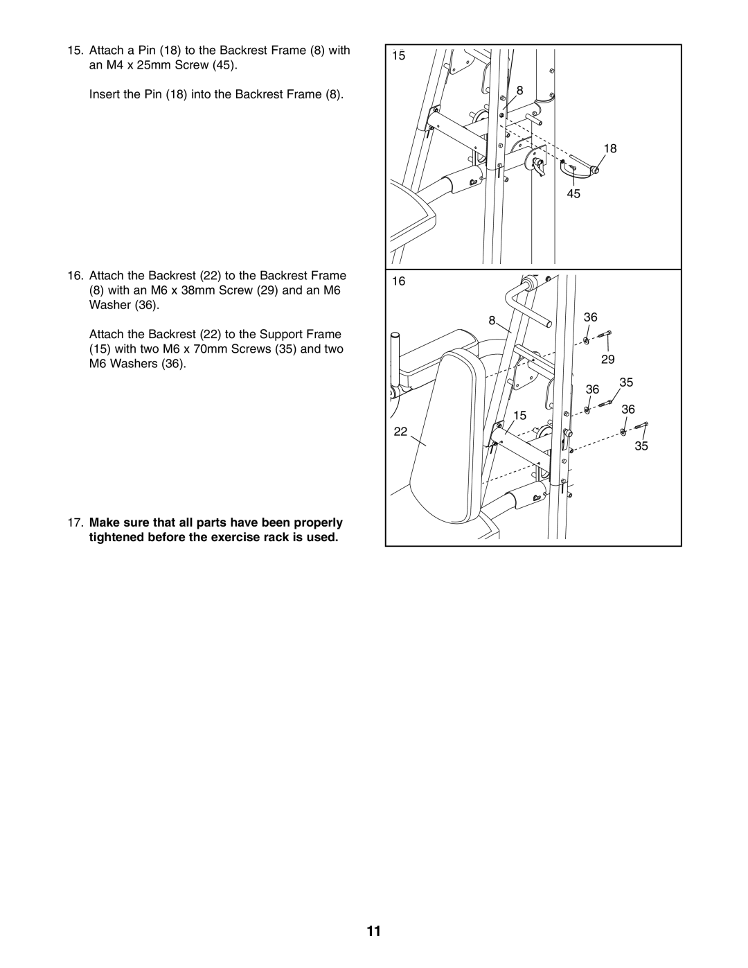 Gold's Gym GGBE1774.0 manual 