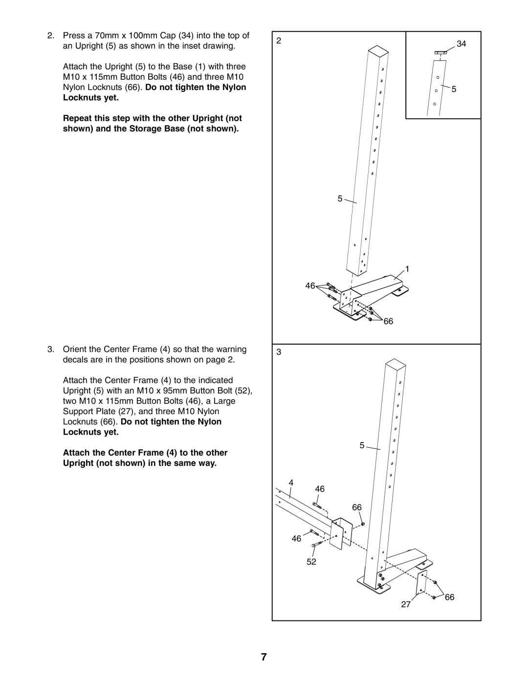 Gold's Gym GGBE25580 manual 