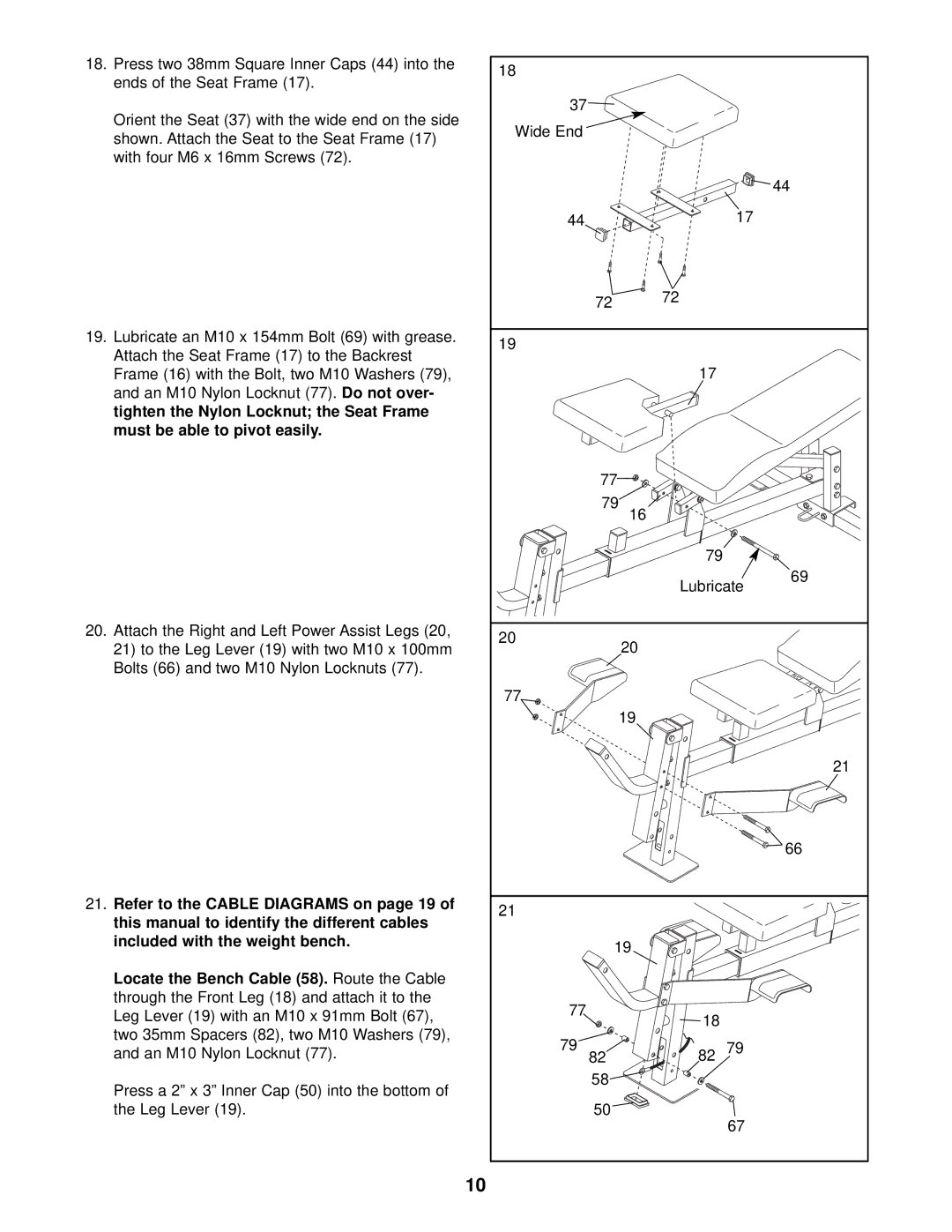 Gold's Gym GGBE29922 manual 