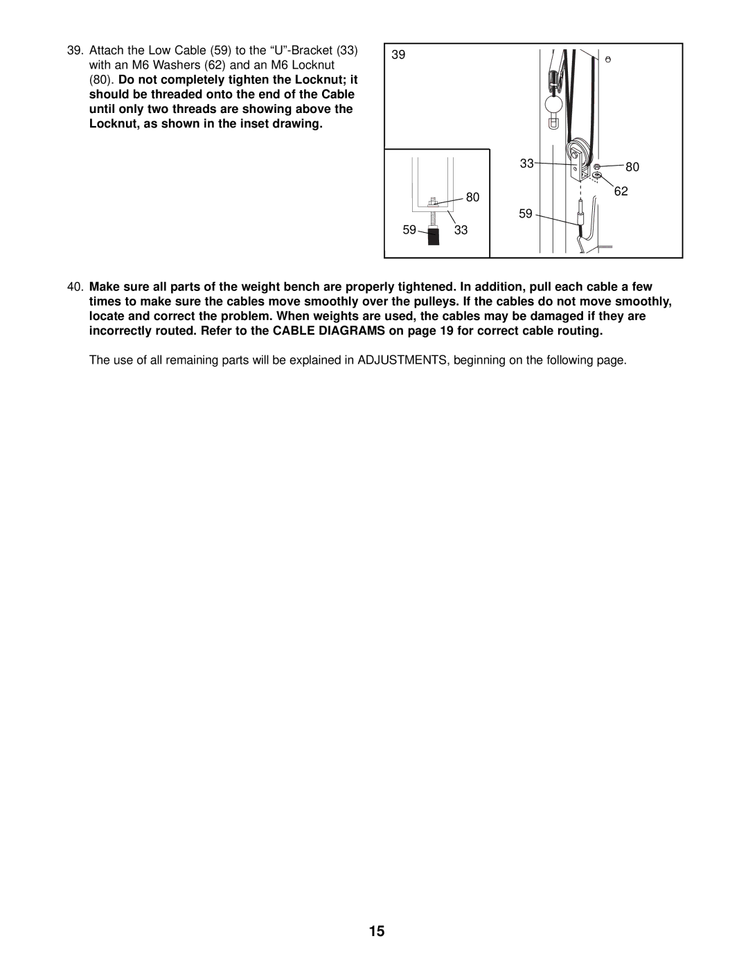 Gold's Gym GGBE29922 manual 