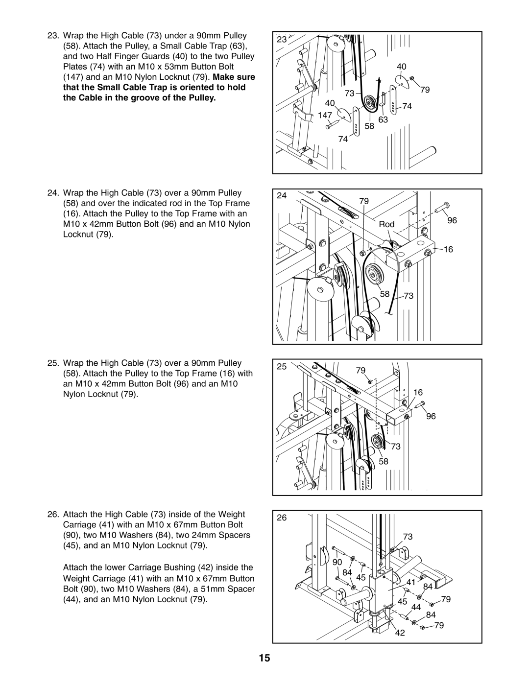 Gold's Gym GGBE6974.1 manual 