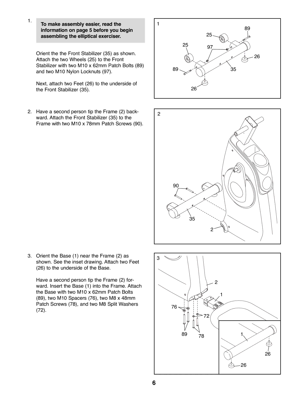 Gold's Gym GGEL60407.1 manual 