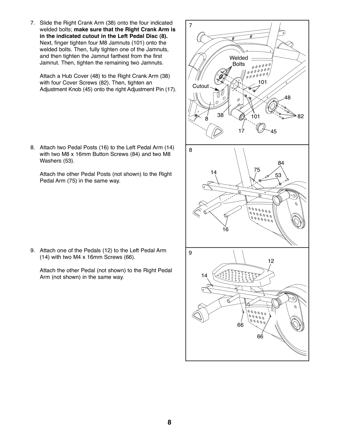 Gold's Gym GGEL62707.1 manual 