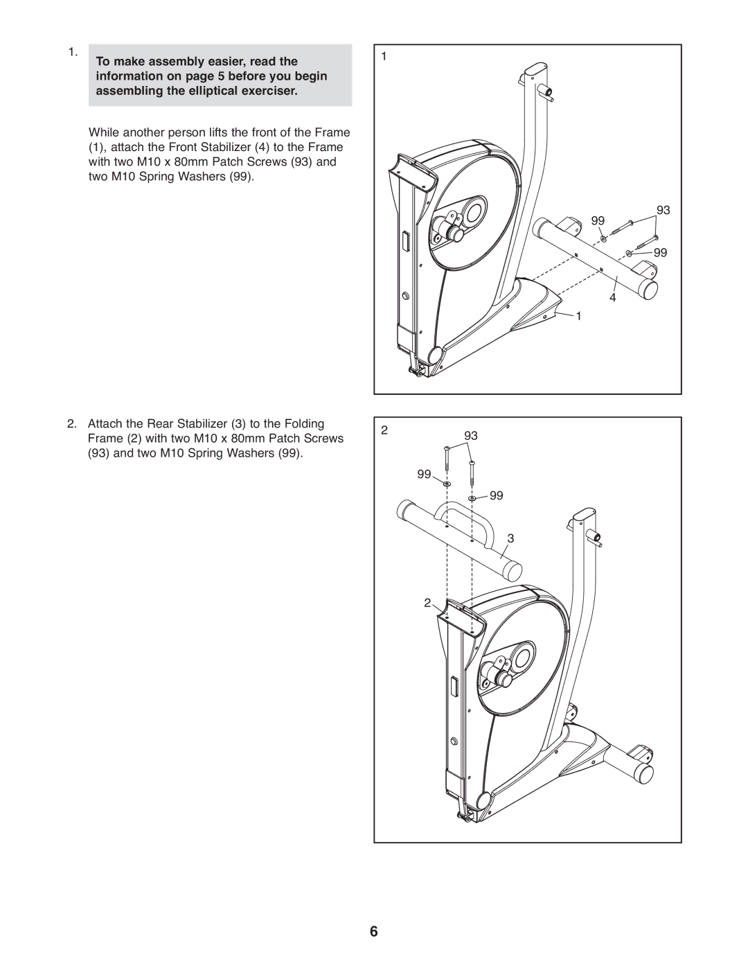 Gold's Gym GGEL66008.0 manual 