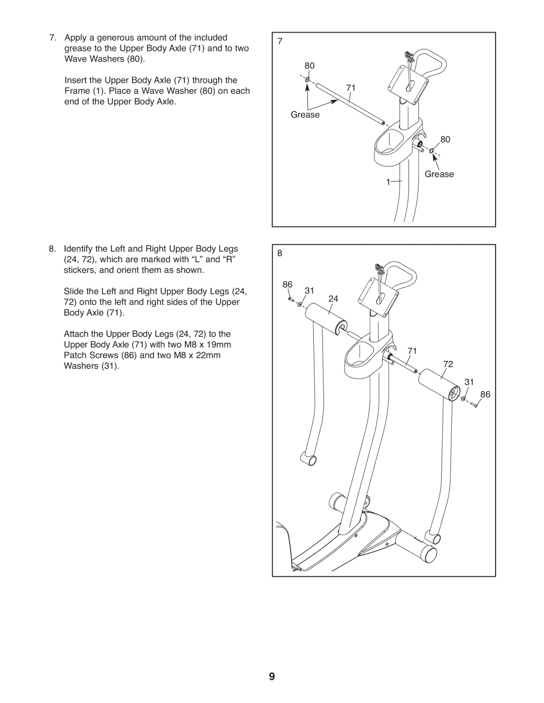 Gold's Gym GGEL66008.0 manual 