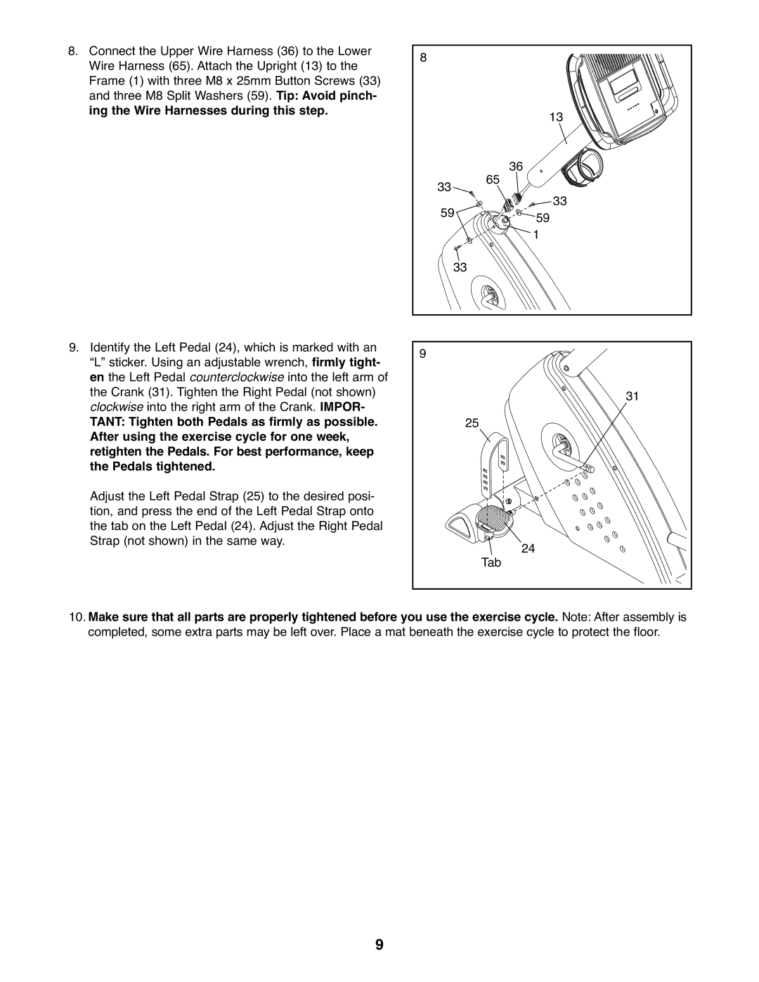 Gold's Gym GGEX61707.0 manual 