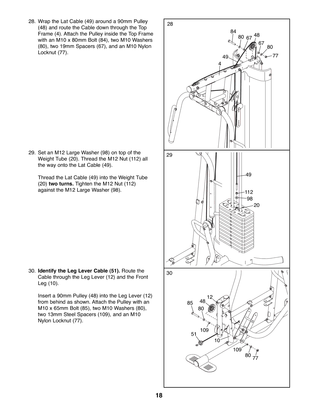 Gold's Gym GGSY3066.1 manual 