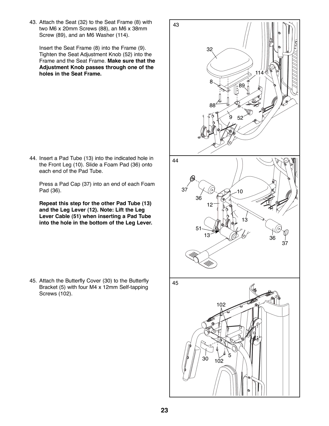 Gold's Gym GGSY3066.1 manual 