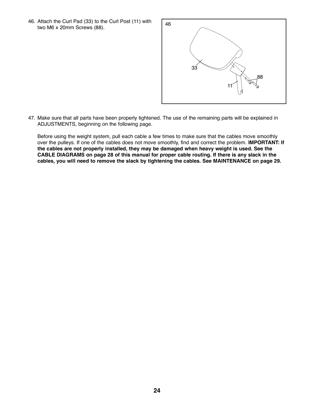 Gold's Gym GGSY3066.1 manual 