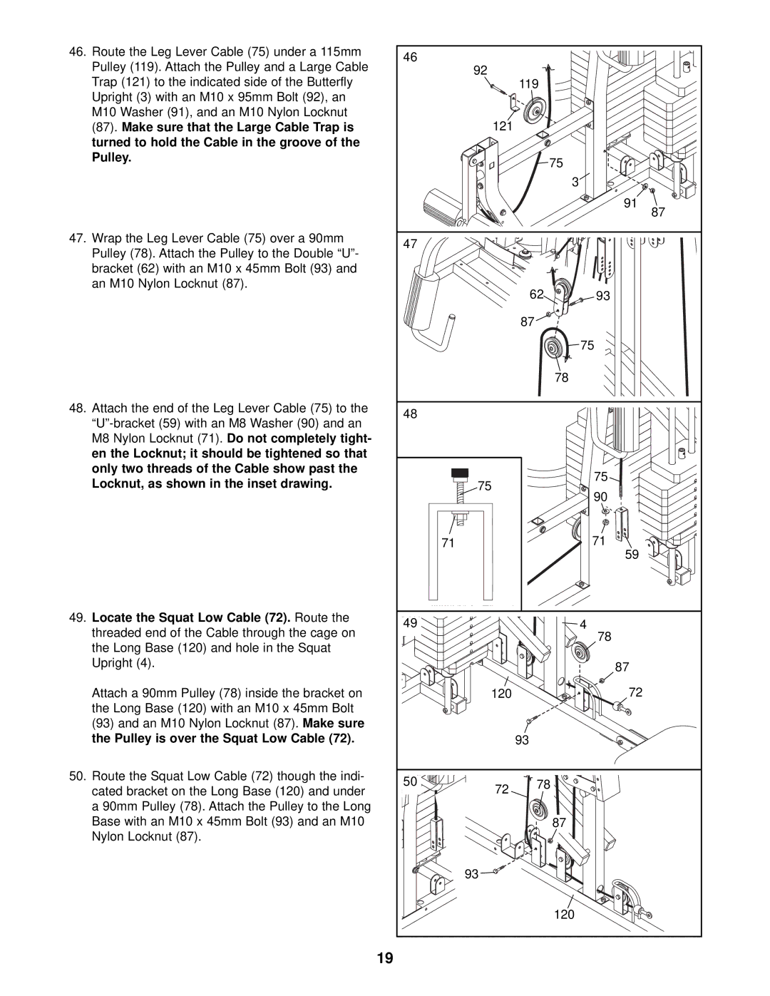 Gold's Gym GGSY69320 manual 