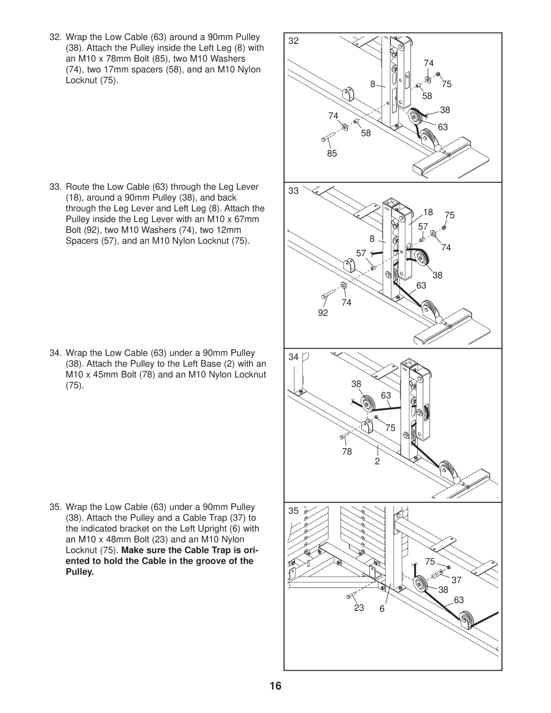 Gold's Gym GGSY69530 manual 