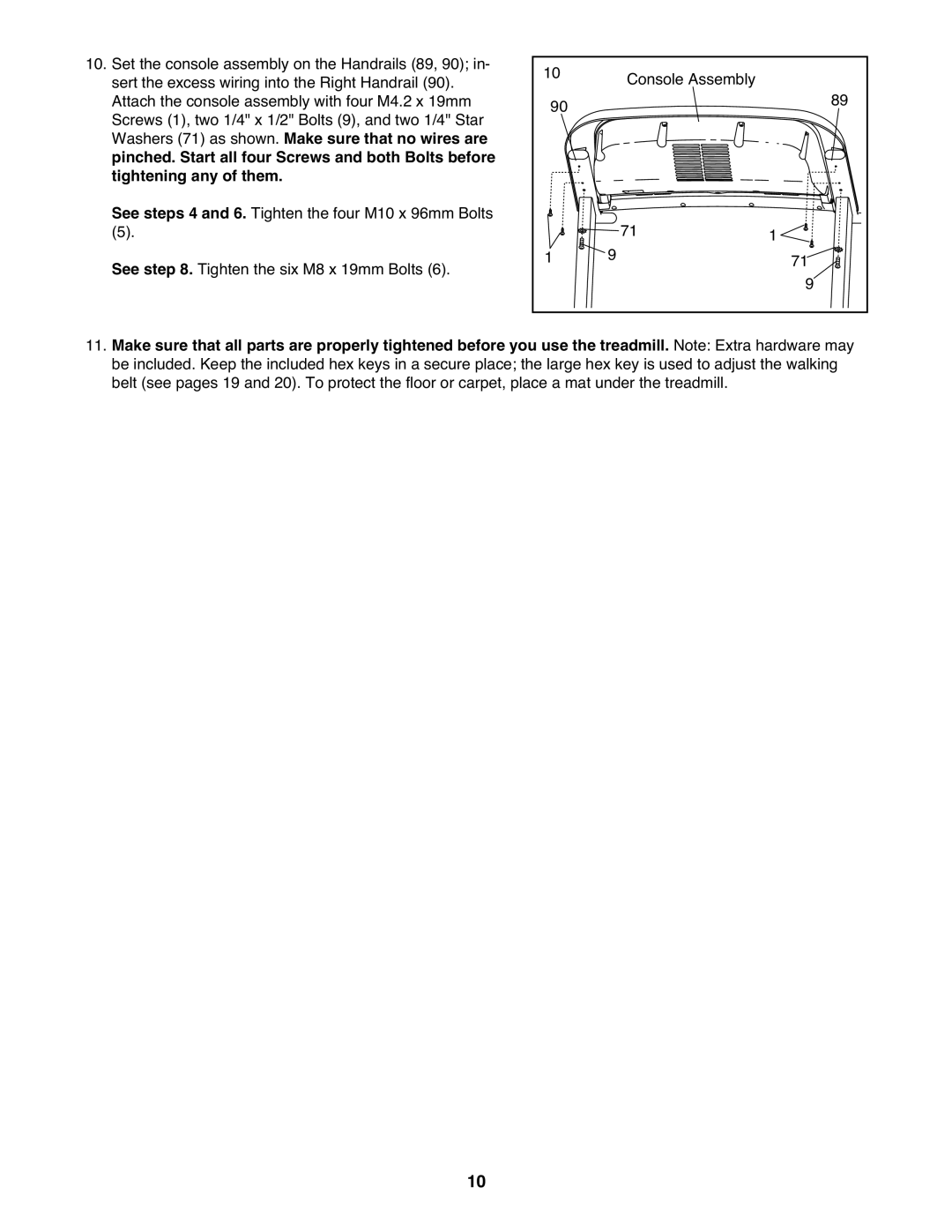 Gold's Gym GGTL03607.2 manual 