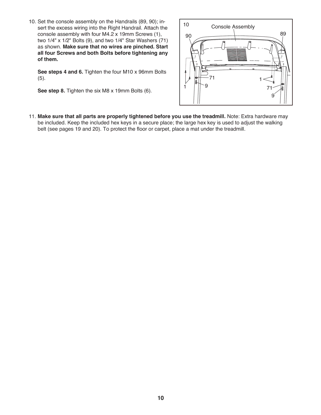 Gold's Gym GGTL03607.5 manual 