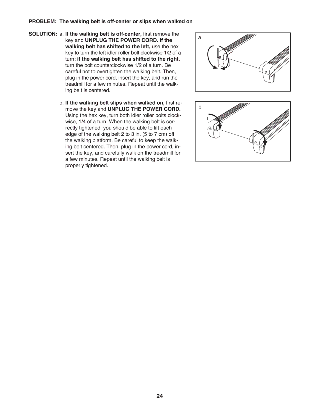 Gold's Gym GGTL07819.0 manual Problem Solution 