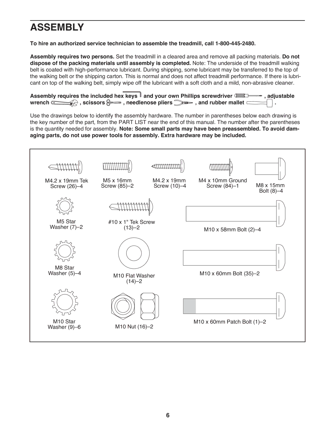 Gold's Gym GGTL30611.0 manual Assembly 