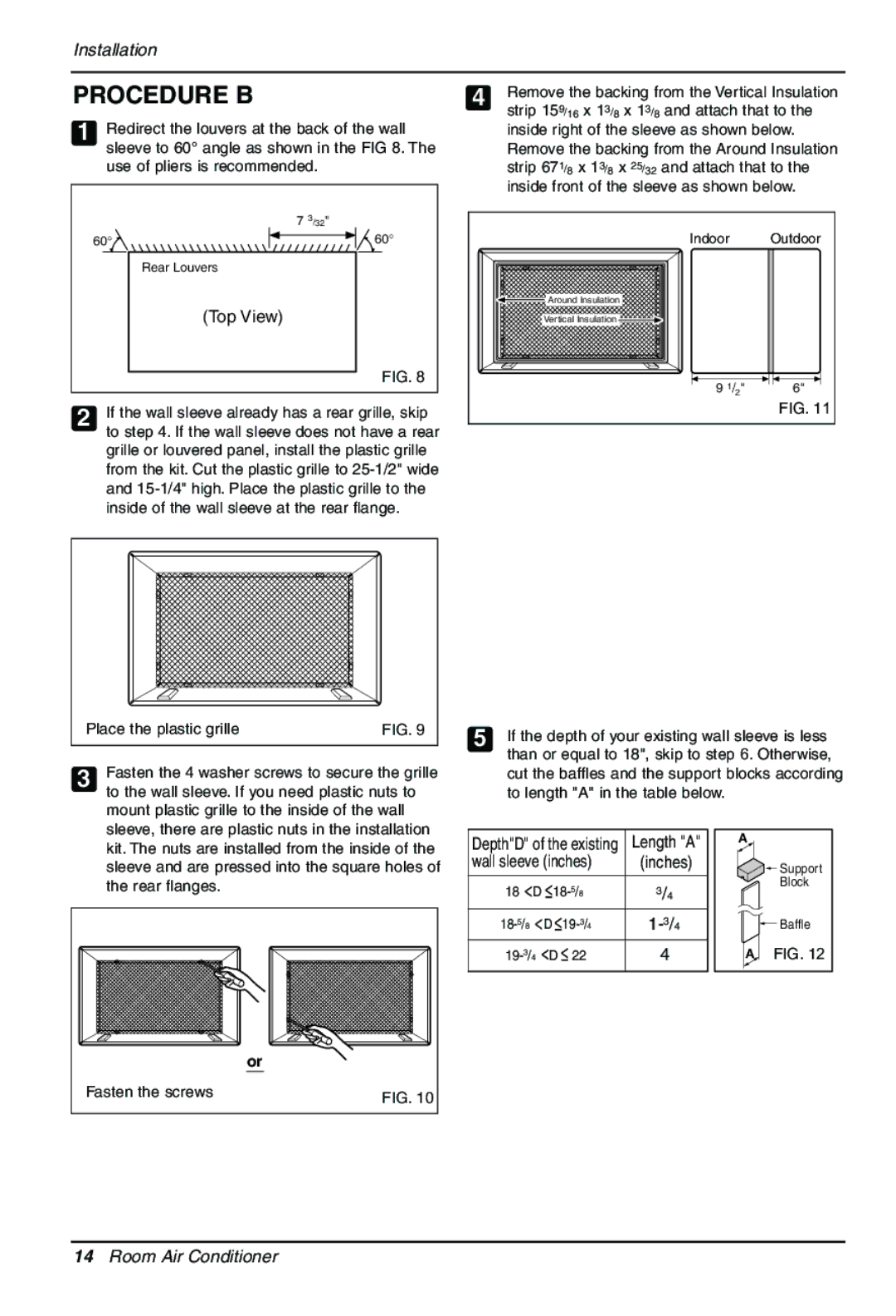 Goldstar LT1230CR owner manual Procedure B, Top View, Fasten the screws 