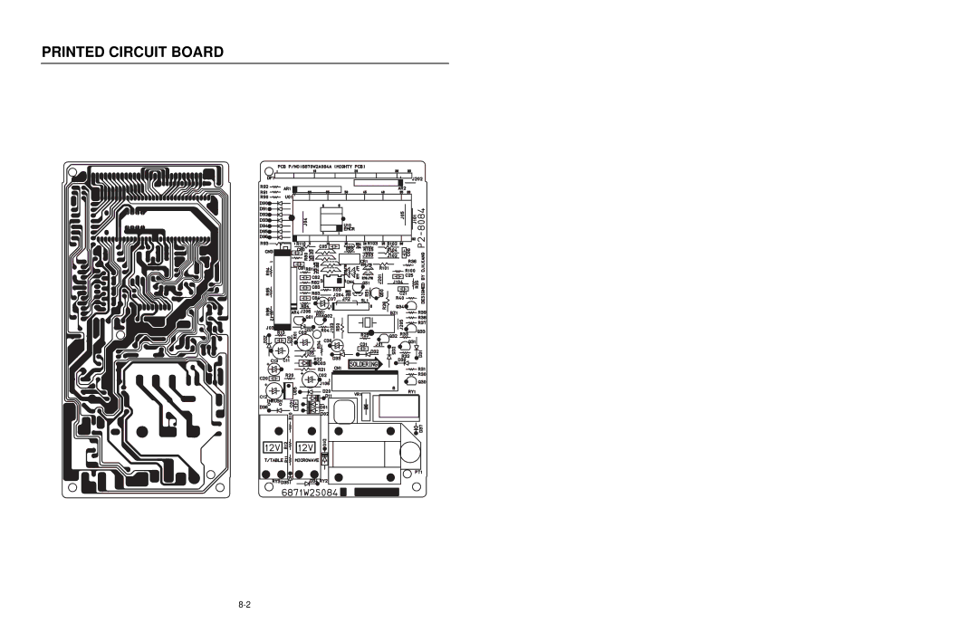 Goldstar MA-2005ST service manual Printed Circuit Board 