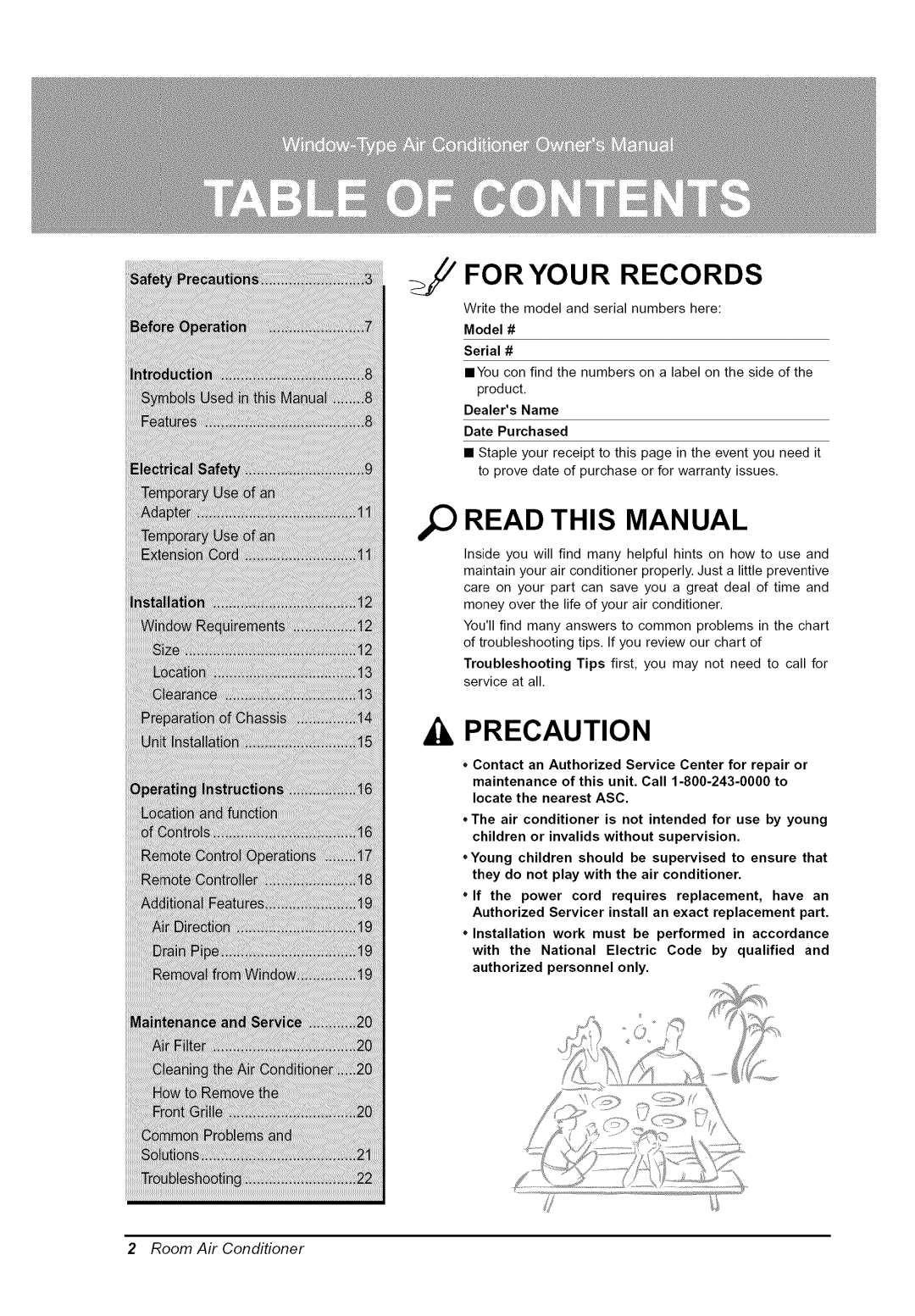 Goldstar WG5005R owner manual Foryour Records 