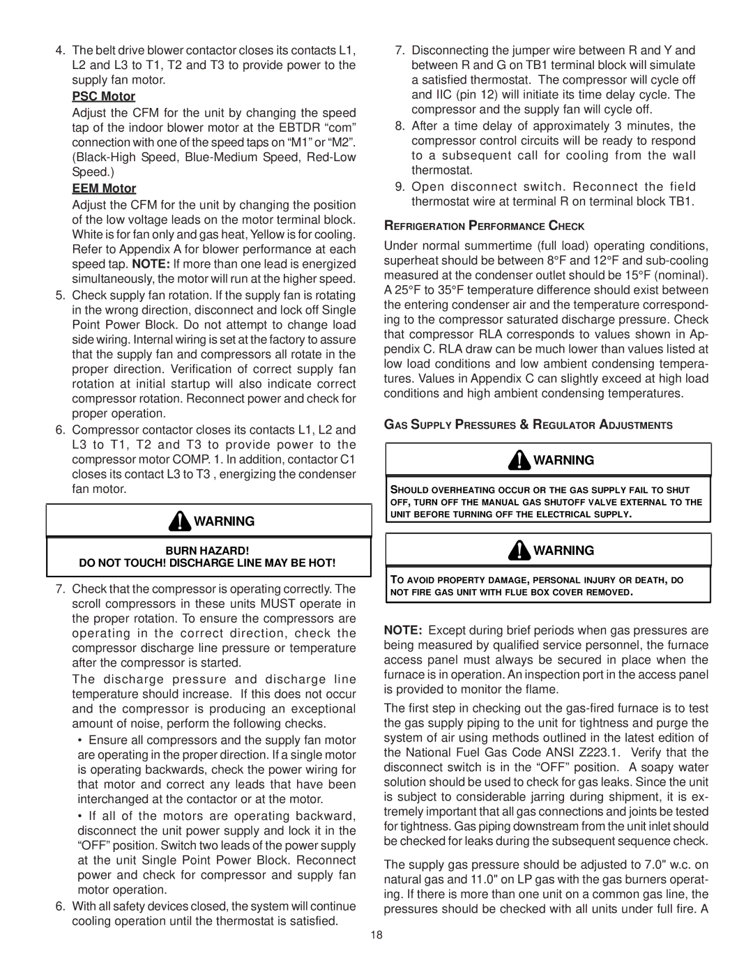 Goodman Mfg CPG SERIES installation manual PSC Motor 