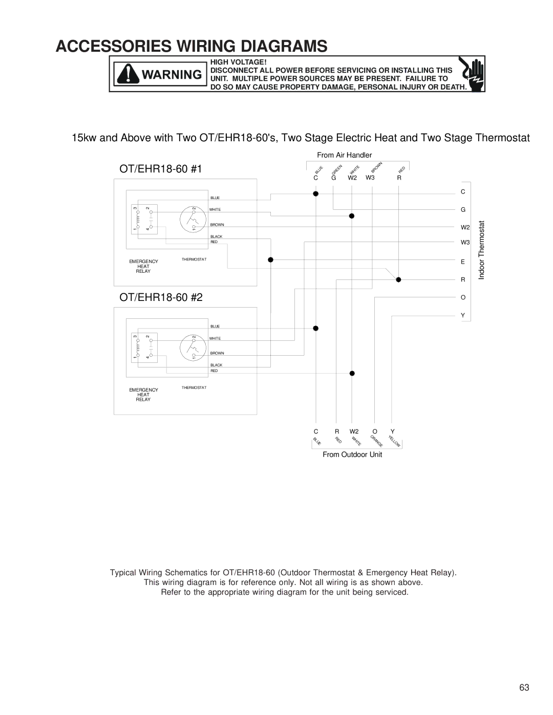 Goodman Mfg RT6100004R13 manual OT/EHR18-60 #2 