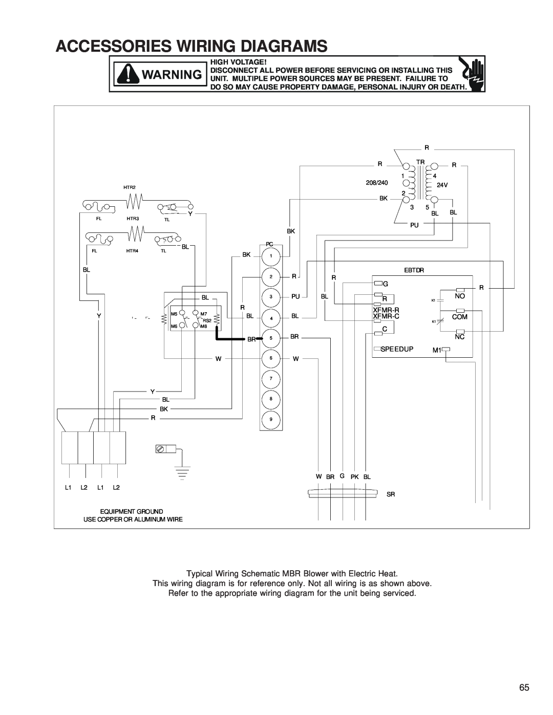 Goodman Mfg RT6100004R13 manual Accessories Wiring Diagrams, Xfmr-R, Xfmr-C, Speedup 