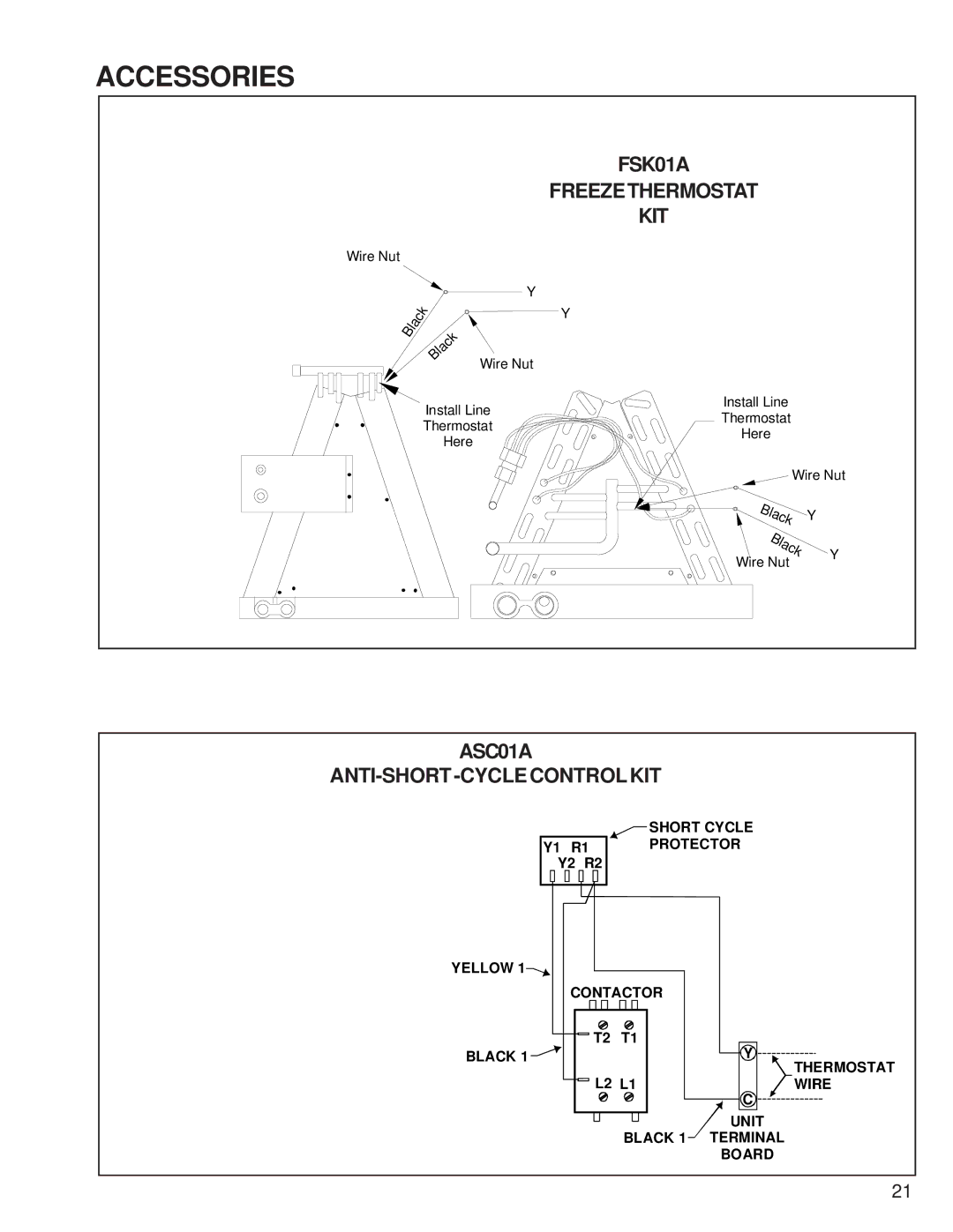 Goodmans DSX, GSZ, ASZ, SSX, ASX, DSZ, GSX, SSZ manual FSK01A 