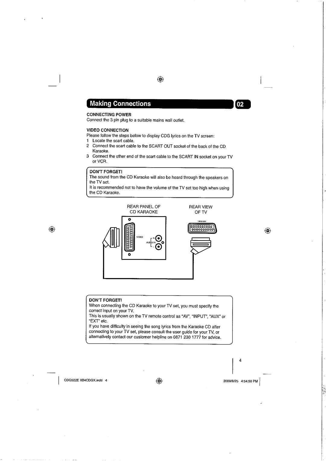 Goodmans XB4CDGX manual 