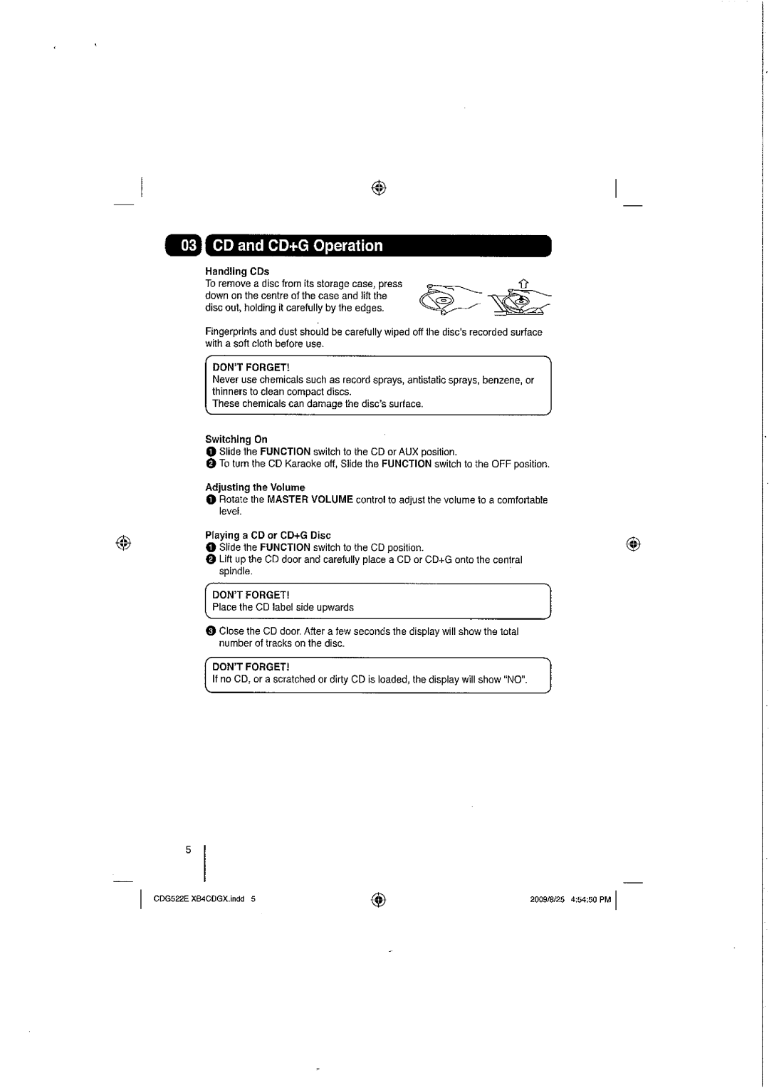 Goodmans XB4CDGX manual 