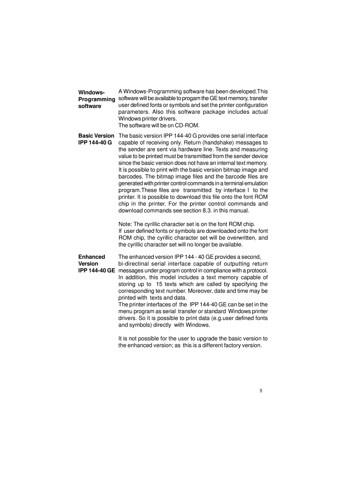 Gossen IPP 144 - 40 GE user manual 