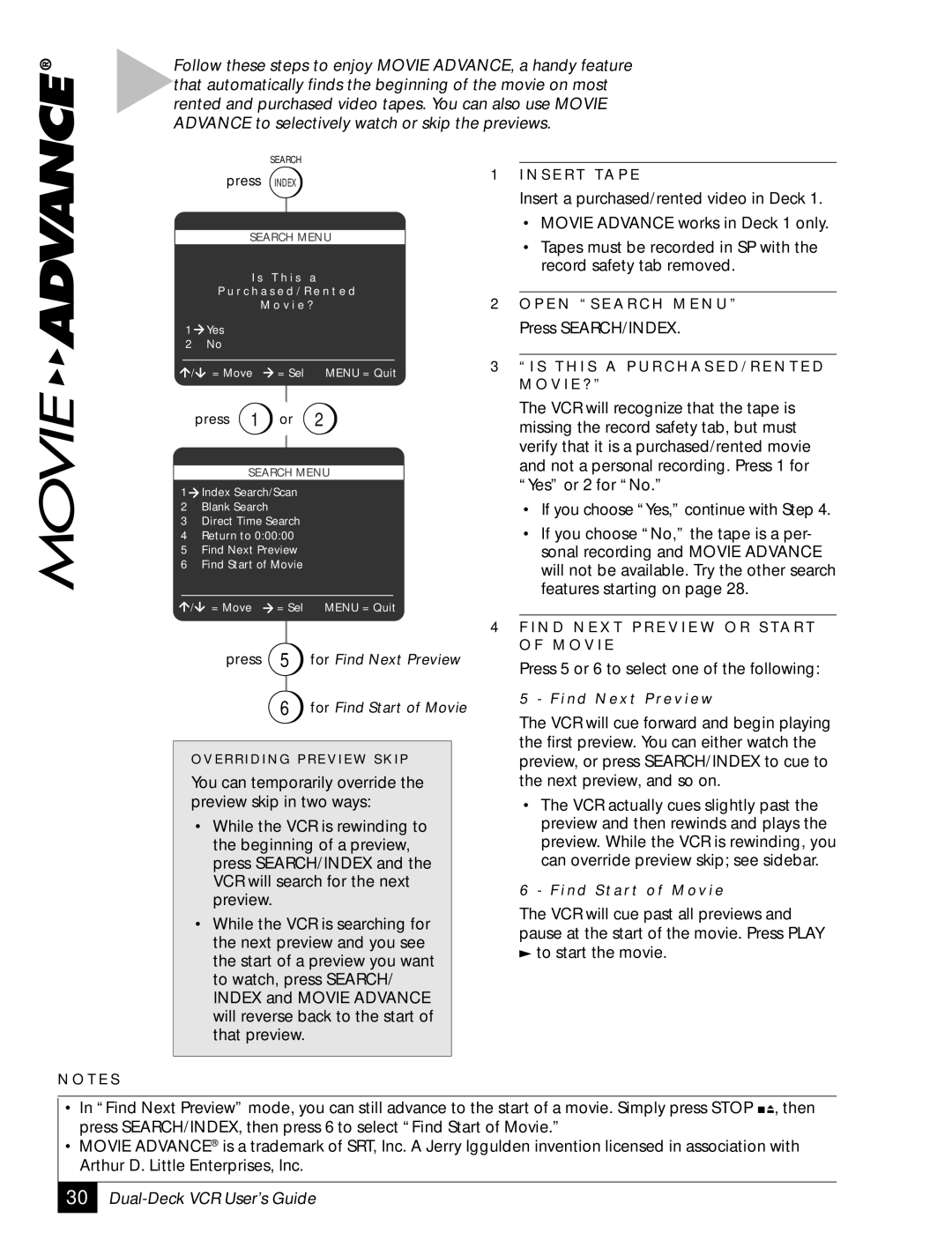 GoVideo DDV 2110 manual Press SEARCH/INDEX 