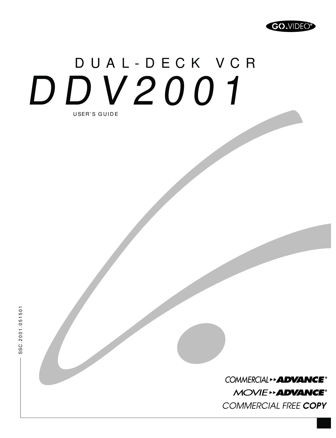 GoVideo DDV2001 manual V 2 0 0 