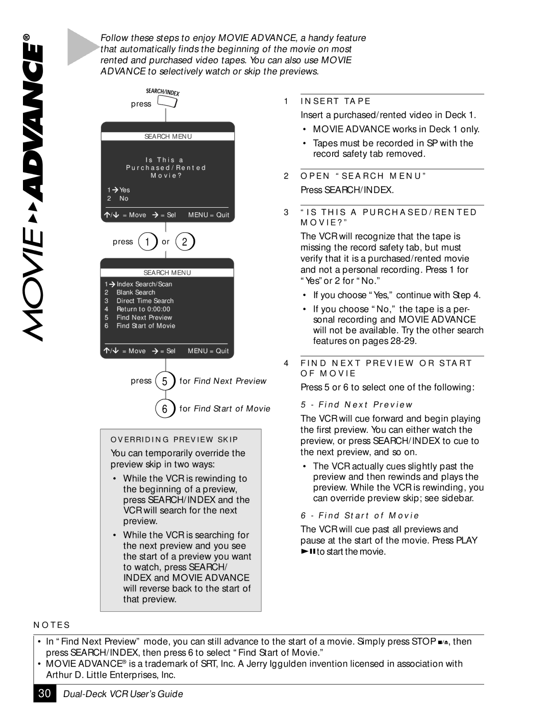 GoVideo DDV2001 manual Press SEARCH/INDEX 