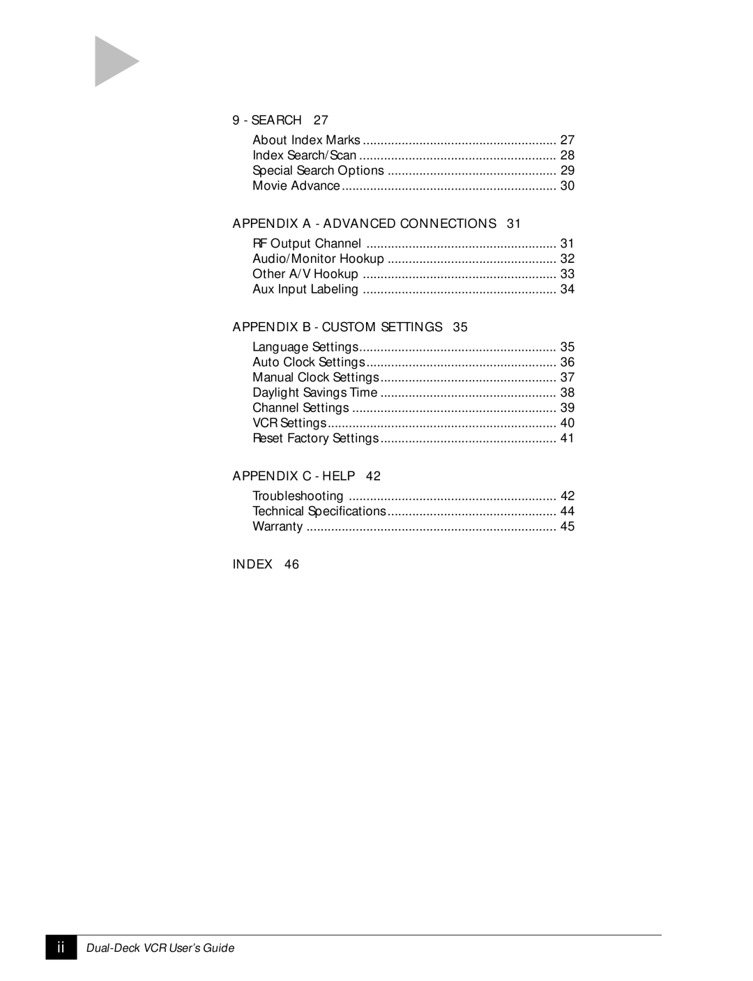 GoVideo DDV2001 manual Appendix a Advanced Connections 