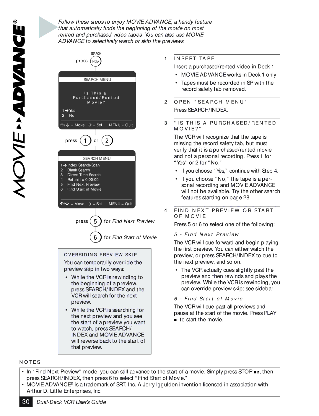 GoVideo DDV3110 manual Press SEARCH/INDEX 