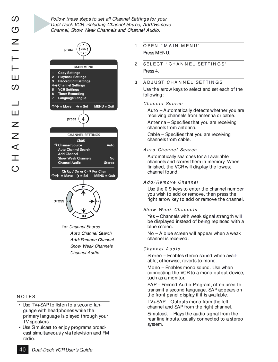 GoVideo DDV3110 manual A N N E L S E T T 