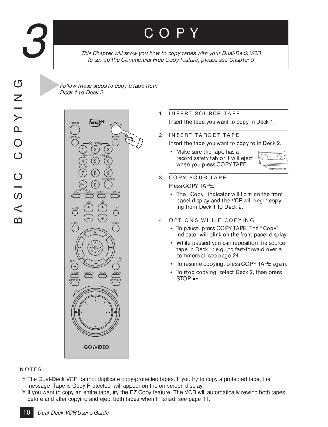 GoVideo DDV3120 manual S I C C O P Y 