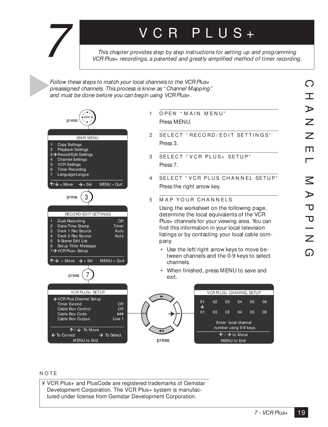 GoVideo DDV3120 manual R P L U S +, L M a P P I N G 