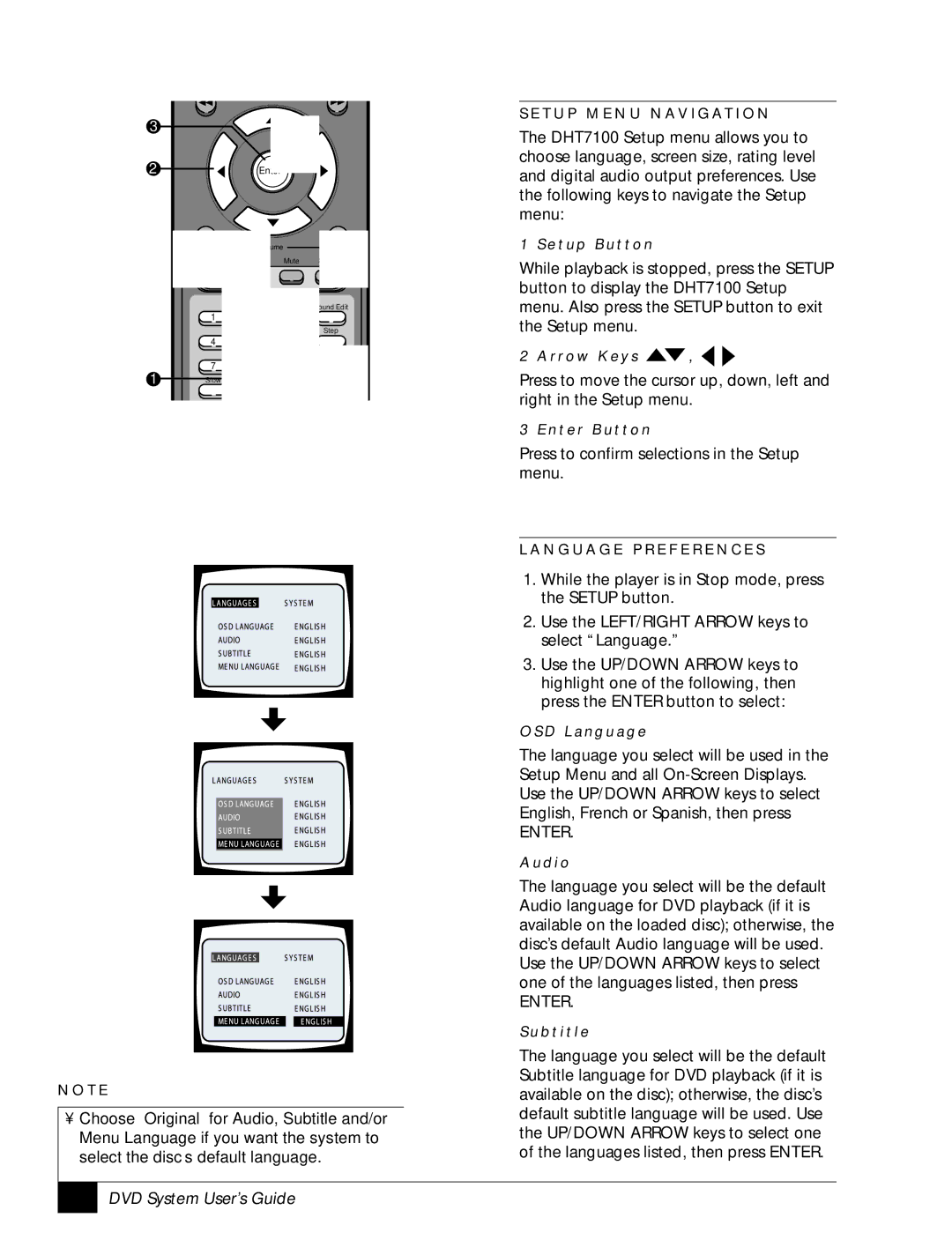 GoVideo DHT7100 manual Enter 