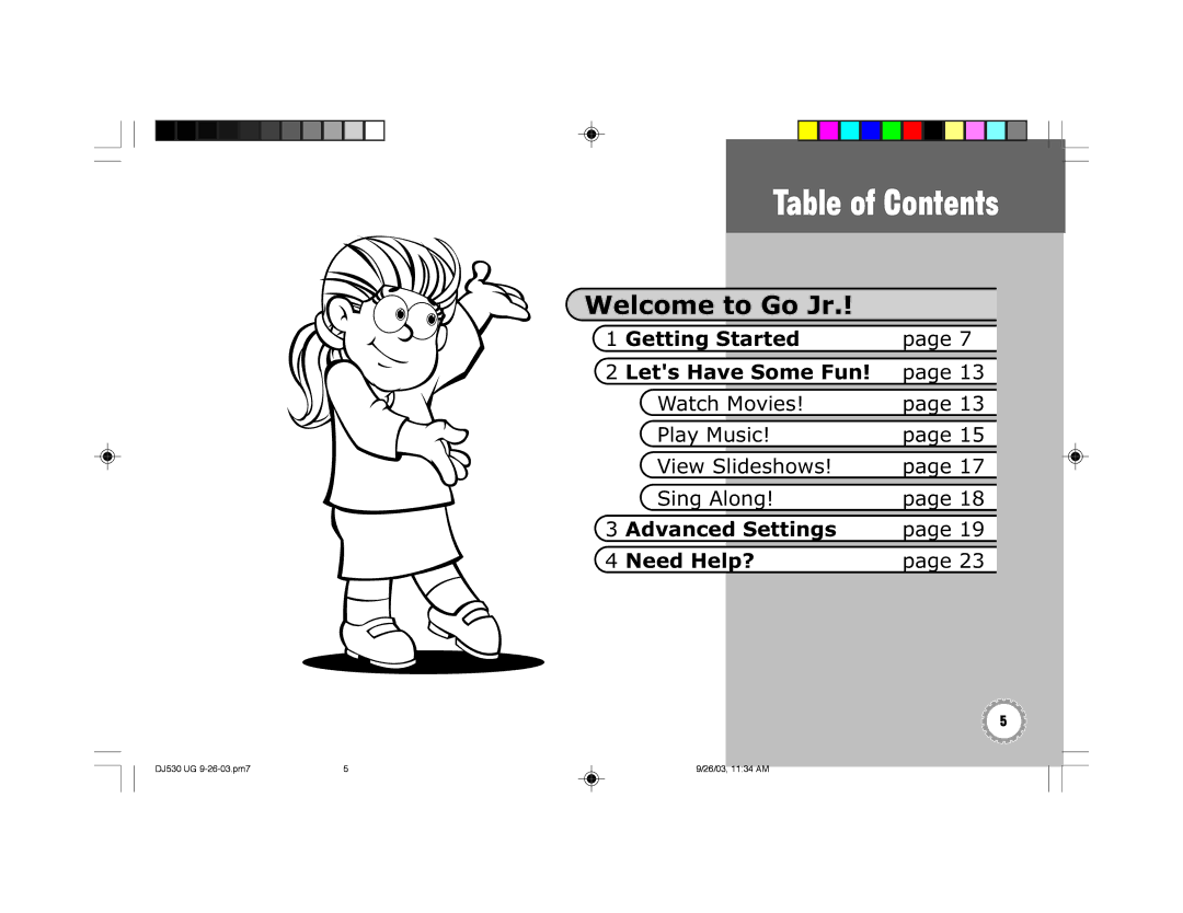 GoVideo DJ530 manual Table of Contents 