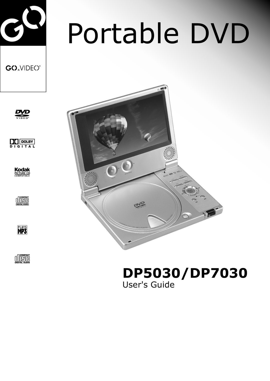 GoVideo DP5030, DP7030 manual Portable DVD 