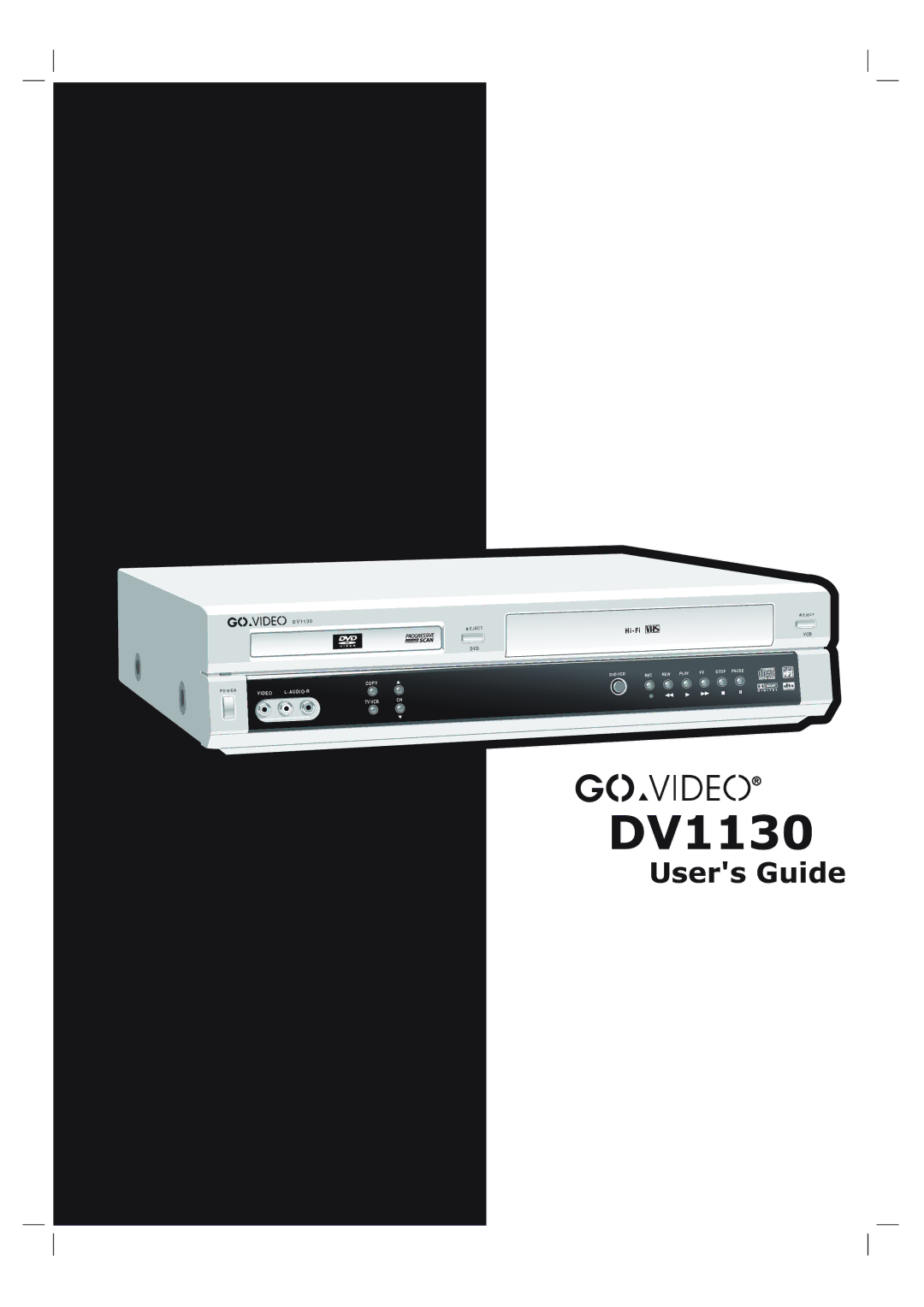 GoVideo DV1130 manual 