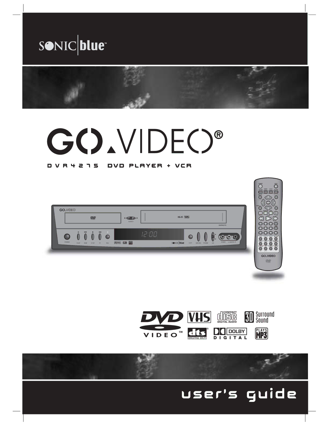 GoVideo DVD/VCR Combo manual 