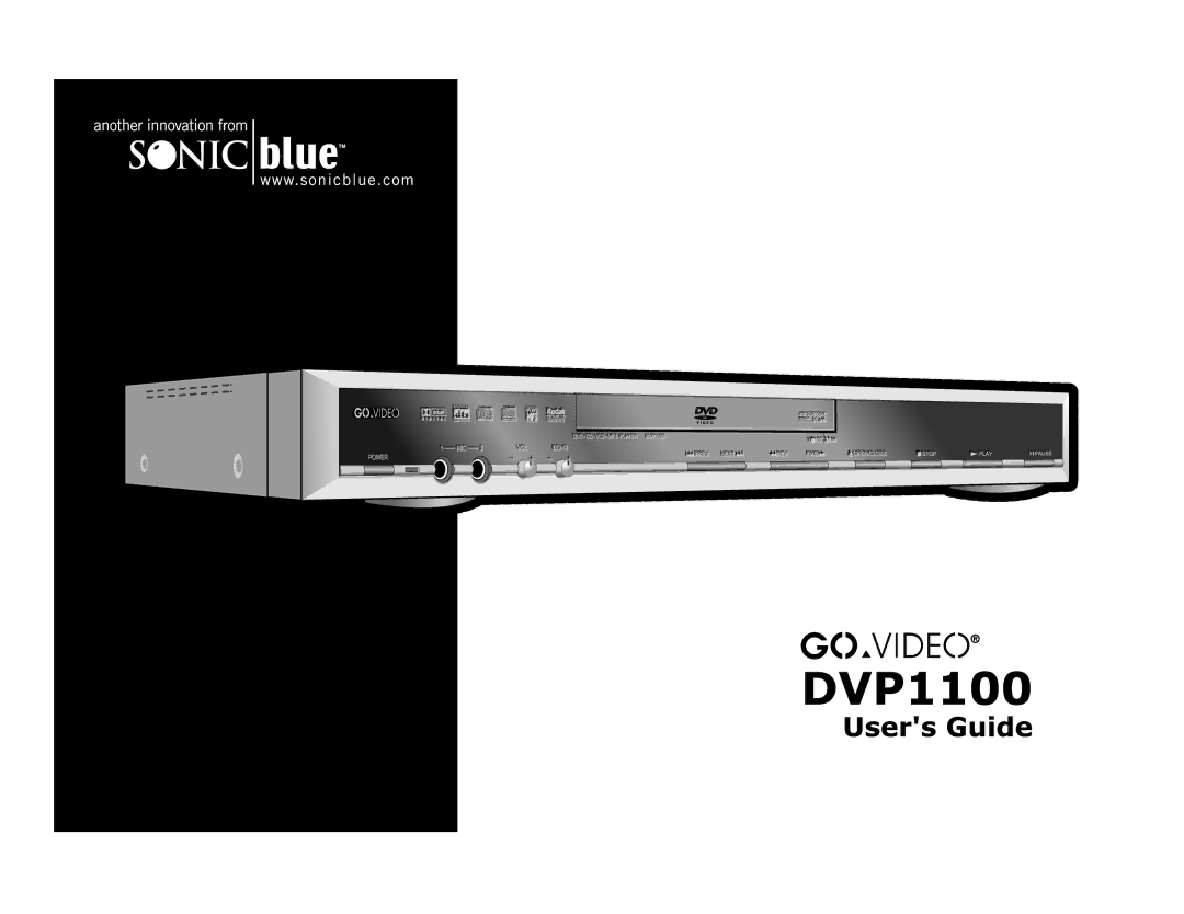 GoVideo DVP1100 manual 