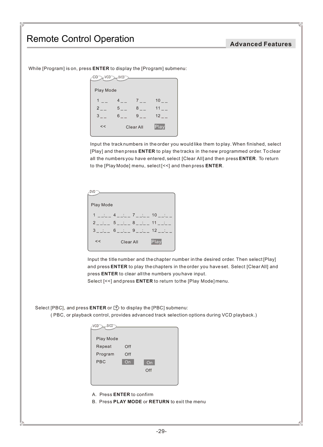 GoVideo DVP745 user manual Play 