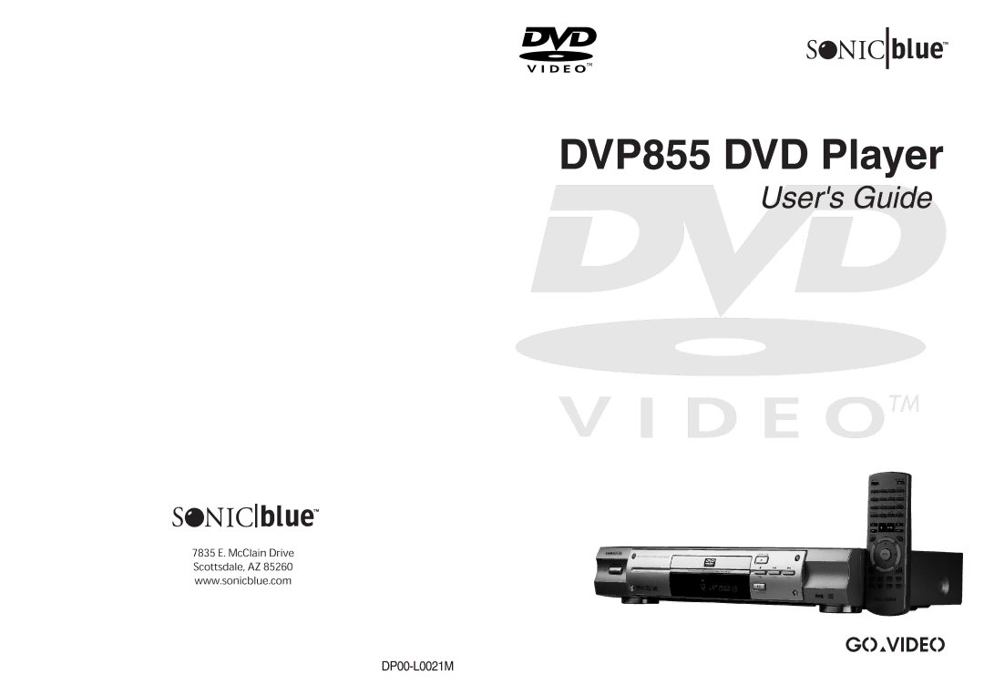 GoVideo DVP855 manual 